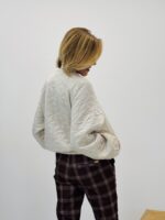 Bomber matelassé panne de velours – Image 5