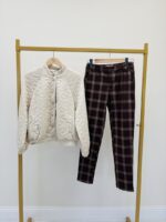 Bomber matelassé panne de velours – Image 2