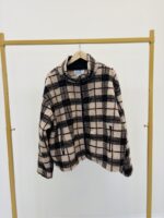 Veste moumoute à carreaux – Image 2