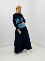 Veste à capuche détail jean - Marque JOEY&JOEY – Image 3