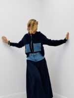 Veste à capuche détail jean - Marque JOEY&JOEY – Image 4