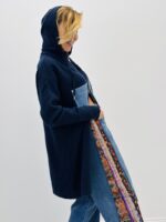 Veste longue à capuche détails jean - Marque JOEY&JOEY – Image 4