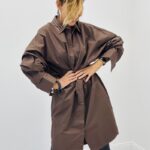Robe chemise col clouté - Marque JOEY&JOEY