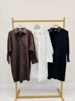 Robe chemise col clouté - Marque JOEY&JOEY – Image 2