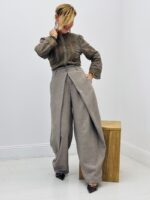 Chemise petits carreaux brodée – Image 3