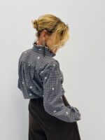 Chemise Petits Carreaux Col Victorien – Image 5