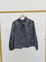 Chemise Petits Carreaux Col Victorien – Image 2