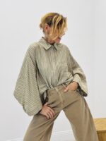 Chemise rayée oversize – Image 4