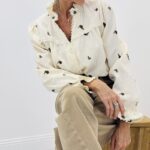 Chemise broderie fleurs