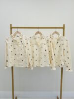 Chemise broderie fleurs – Image 2
