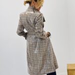 Trench carreaux aspect brillant - Marque HIPPOCAMPE