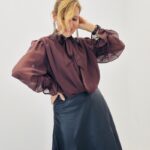 Blouse fluide doublée élastique