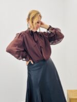 Blouse fluide doublée élastique