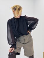 Blouse fluide doublée élastique – Image 7