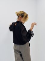 Blouse fluide doublée élastique – Image 6