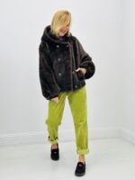Veste fausse fourrure avec capuche - Marque GIOVANNI – Image 9