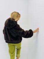 Veste fausse fourrure avec capuche - Marque GIOVANNI – Image 7