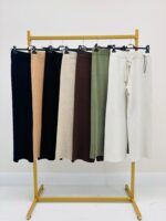 Pantalon VALENTYNE Maille viscose fluide – Image 2