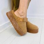 Sabots Moumoute à Semelle plateforme