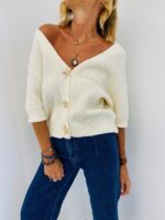 Gilet Ajouré à Boutons étoile de mer – Image 4