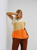 Pull Sans Manches à Blocs de couleurs – Image 12
