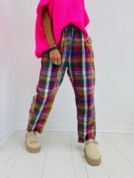 Pantalon Imprimé Madras