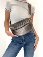Sac Banane effet cuir froissé