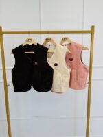 Gilet Sans Manches en Maille Teddy – Image 2