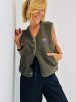 Gilet Sans Manches en Maille Teddy – Image 6