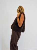 Gilet Sans Manches en Maille Teddy – Image 14