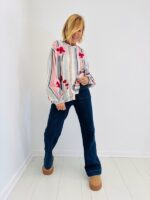 Chemise Imprimés Rayés et Broderies fleuries – Image 4