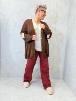 Gilet grande taille avec cœurs – Style cosy & tendance – Image 4