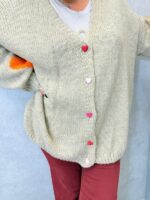 Gilet grande taille avec cœurs – Style cosy & tendance – Image 7