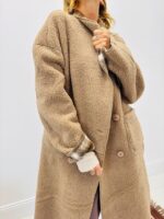Manteau Réversible Carreaux & Moumoute – Image 4