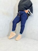 Pantalon jean confortable grande taille – Image 2