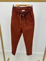 Pantalon coton stretch à taille élastique – Image 5