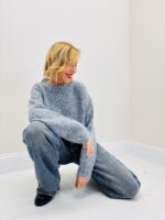 Pull en Mohair à Gros Strass – PEPITA by Gold&Silve – Image 6