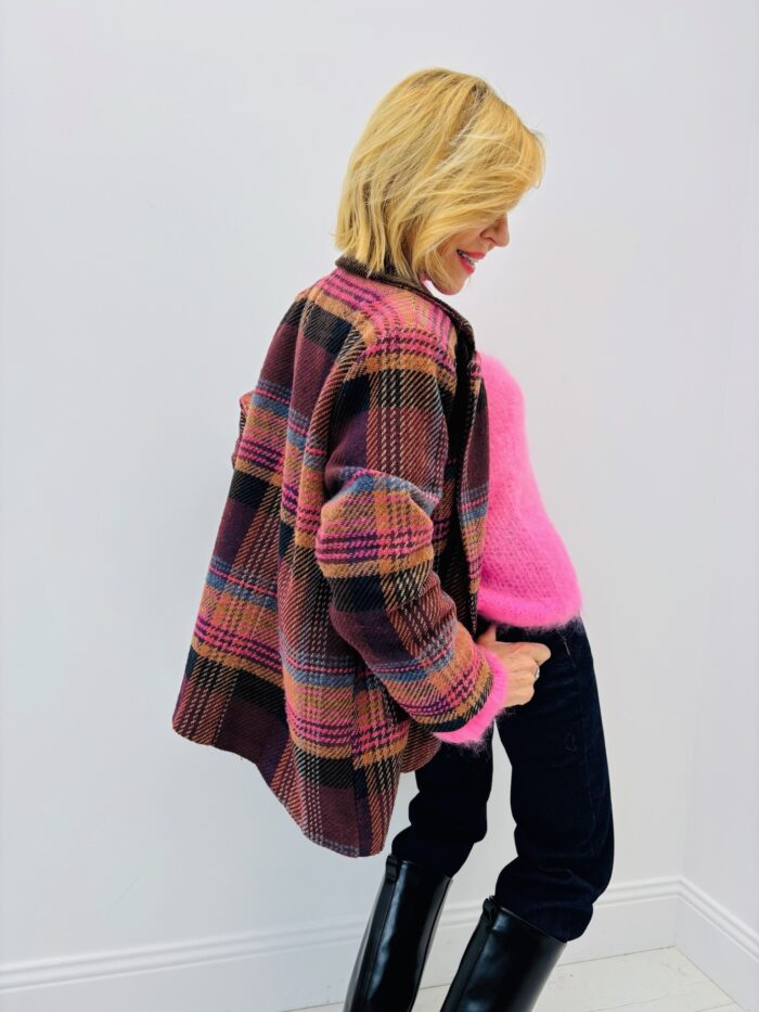 Manteau à Carreaux – Esprit british revisité 🇮🇹 – Image 3