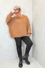 Pull oversize bouclette grande taille – Image 7