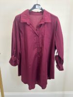 Chemise fluide oversize grande taille – Image 2