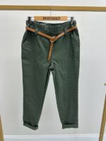 Pantalon taille élastiquée avec ceinture – Image 5