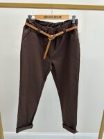 Pantalon taille élastiquée avec ceinture – Image 4
