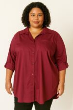 Chemise fluide oversize grande taille