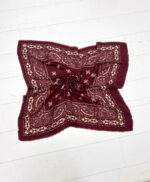 Écharpe imprimé bandana – Douceur laineuse et allure bohème – Image 2