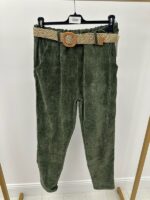 Pantalon velours avec ceinture – Grande Taille  🇮🇹 – Image 4