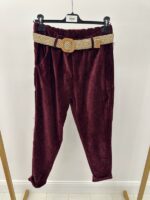 Pantalon velours avec ceinture – Grande Taille  🇮🇹 – Image 5