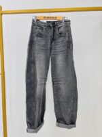 Jean Barrel gris délavé – Image 4