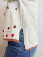 Gilet à Pois Reliefs Multicolores – Image 3