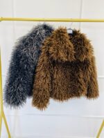 Manteau Fausse Fourrure bouclée – Image 2