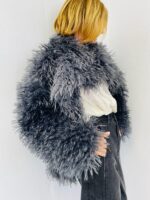 Manteau Fausse Fourrure bouclée – Image 3